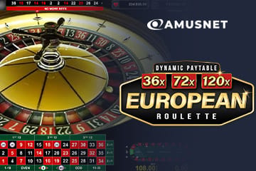 Dynamic European Roulette - Amusnet