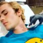 Justin Bieber Debuts Large New Neck Tattoo by Celebrity Artist Dr. Woo