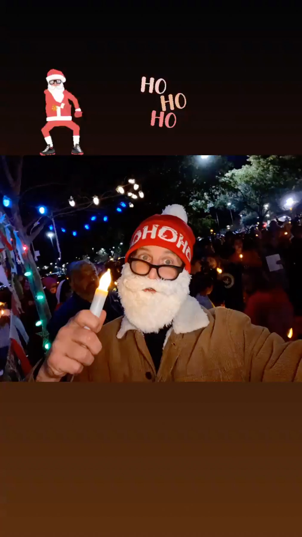 Kirk Cameron Instagram Story From A Christmas Carol Peaceful Protest