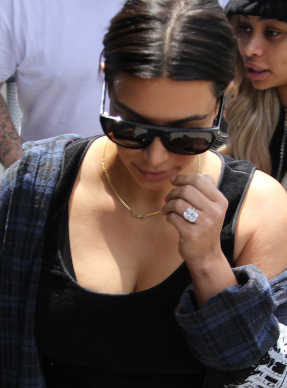 Kim Kardashian engagement ring