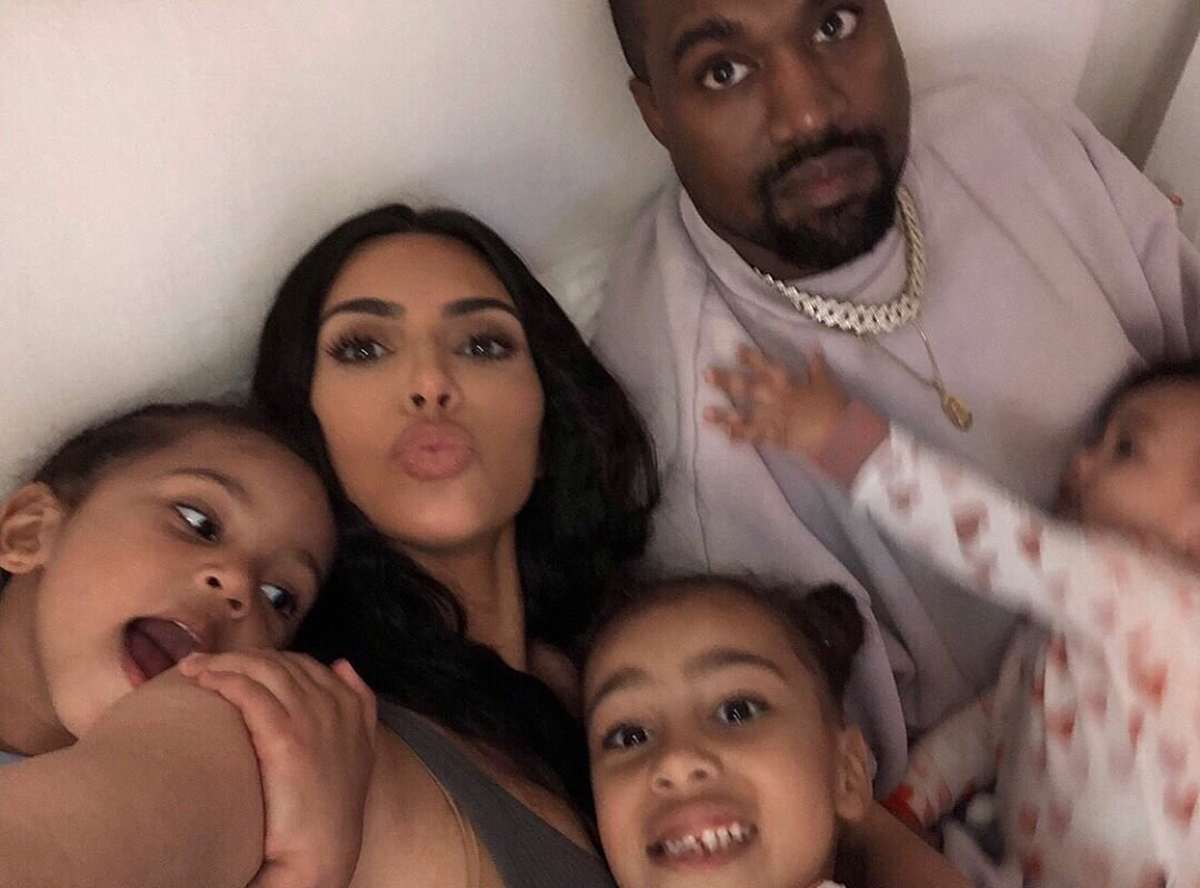 Kim Kardashian and Kanye West are parents of four!