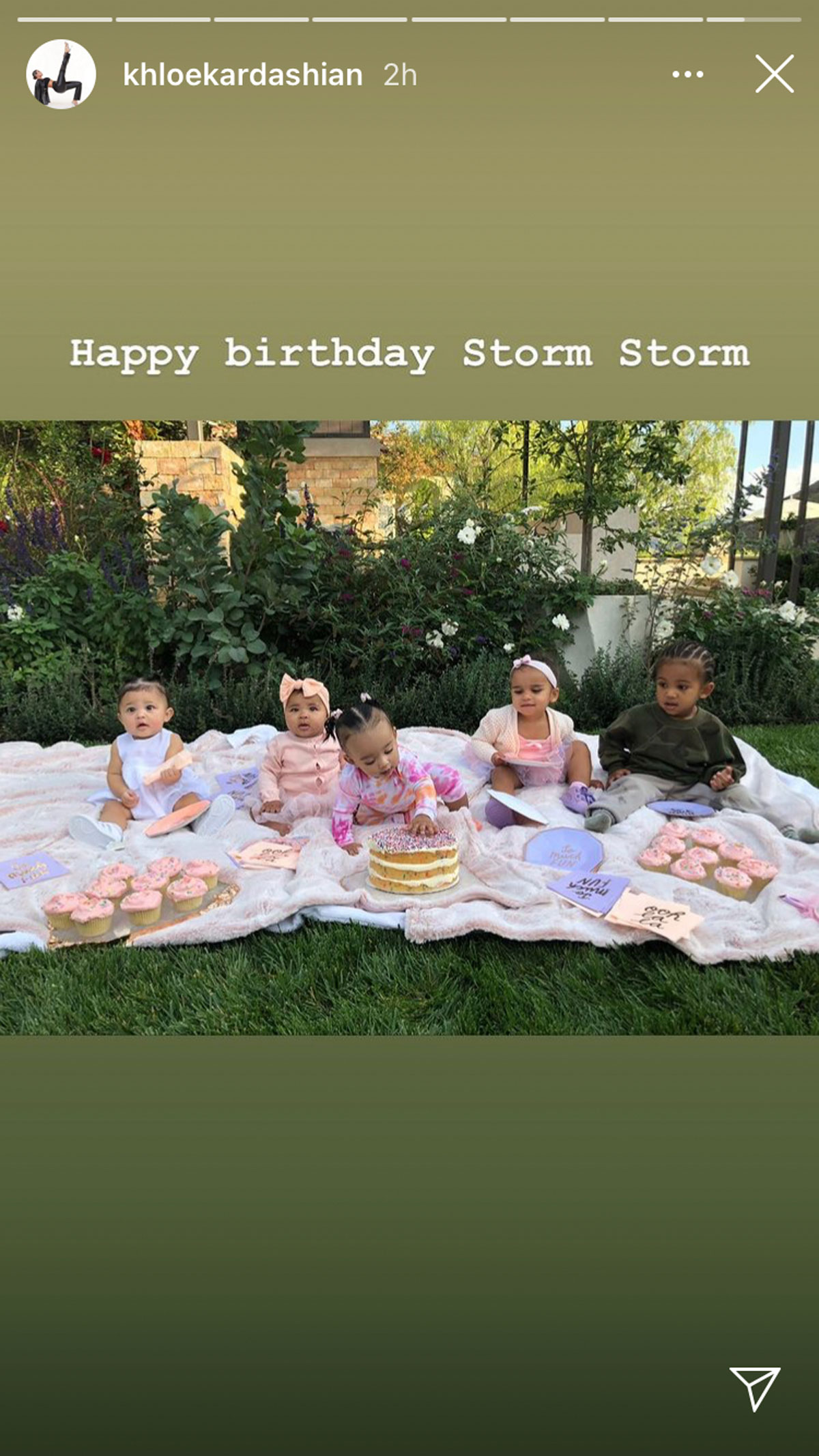 Khloe Kardashian wishes Stormi Webster a happy birthday!
