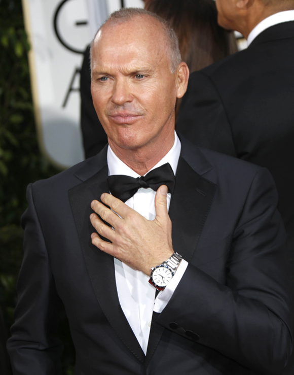 Michael Keaton at the 2015 Golden Globes