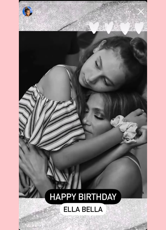 jennifer lopez : ella rodriguez birthday post