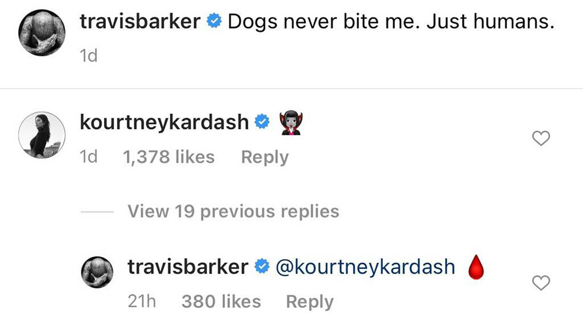 Kourtney Kardashian and Travis Barker want you to know the f**k HARD!!!