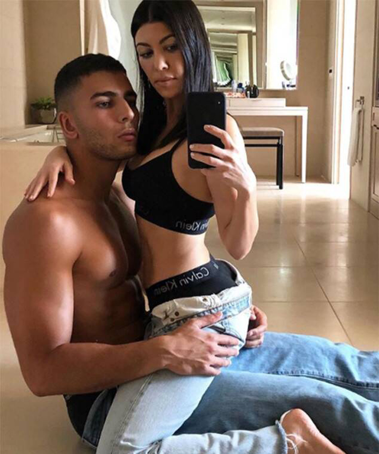 Koutney Kardashian Younes Bendjima Instagram straddling