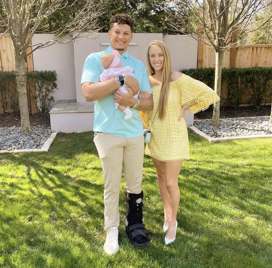 Patrick Mahomes Shares First Family Photos With Baby Girl!
