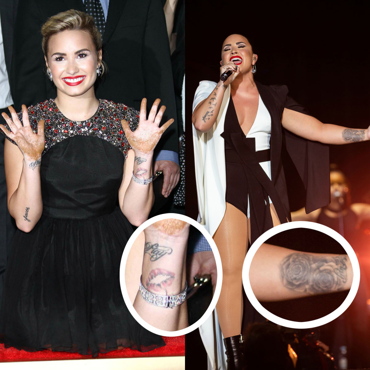 Demi Lovato's vagina tattoo covered up