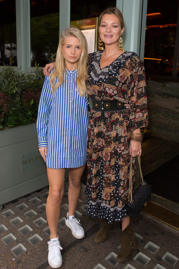 Lottie Moss with big sister Kate