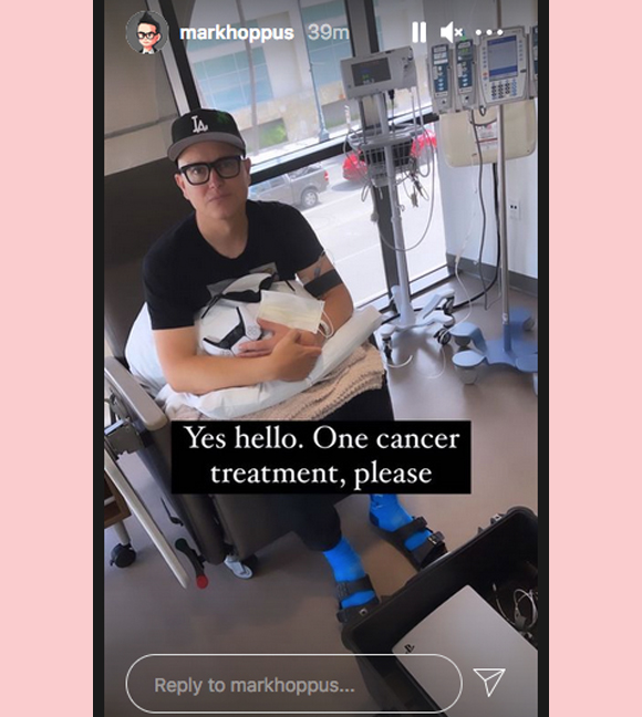 Mark Hoppus Cancer Instagram Story