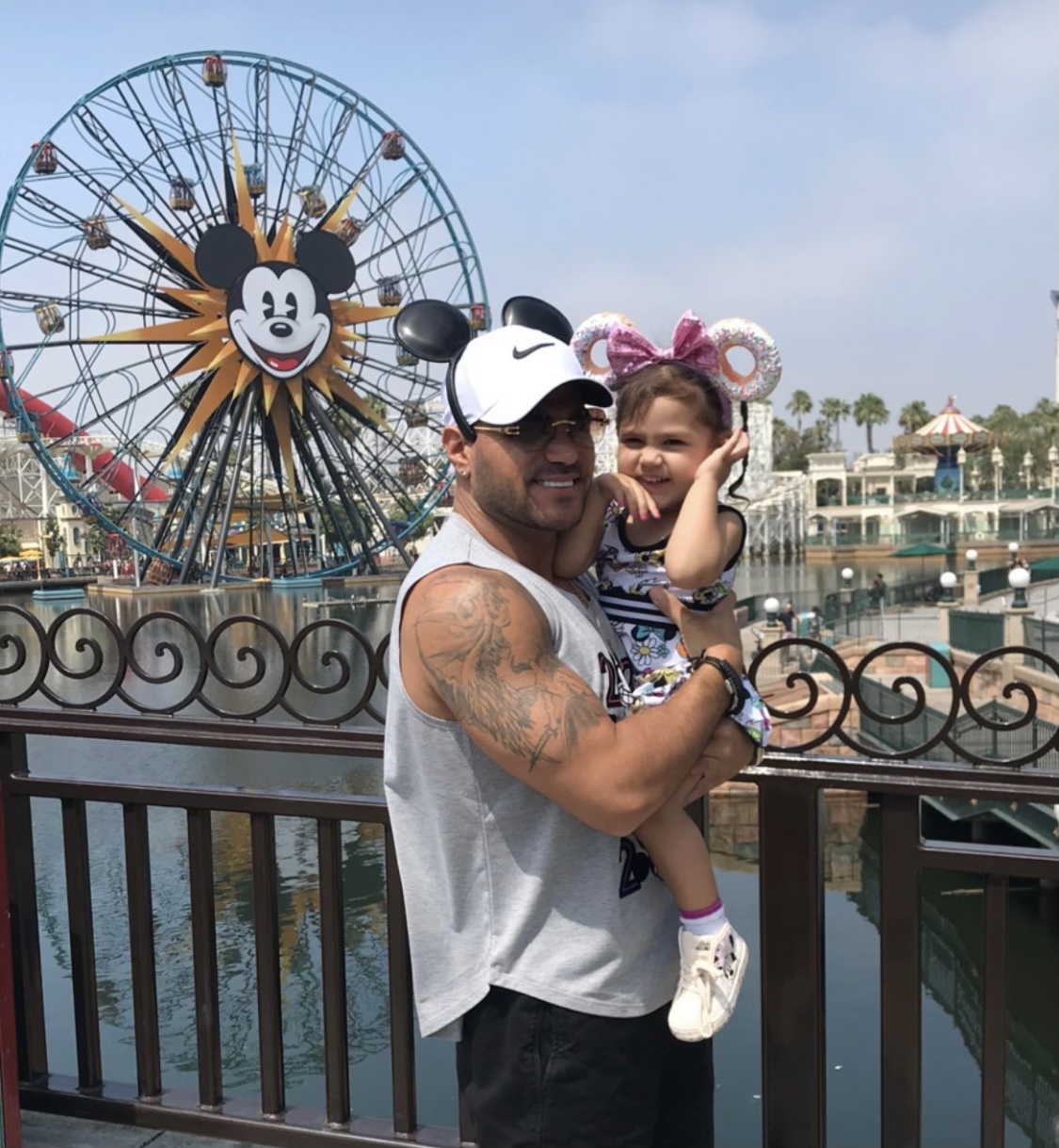 Ronnie Ortiz-Magro Visits Disneyland With Daughter Ariana