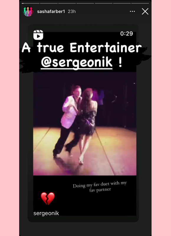 sasha farber, serge onik : sasha's instagram story tribute
