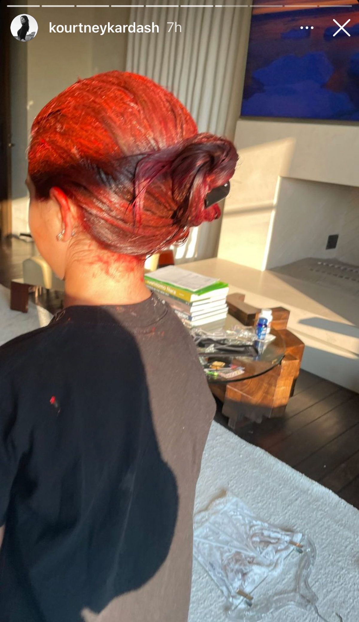 Penelope Disick Shows Off Bright Red Hair Makeover -- LOOK!
