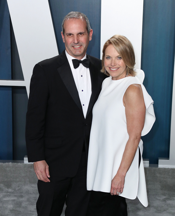 Katie Couric and husband John Molner in 2020