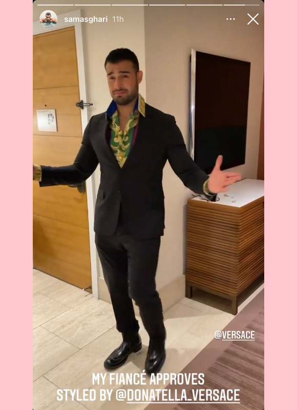 sam asghari: britney 'approves' of sam's versace fit as for house of gucci premiere