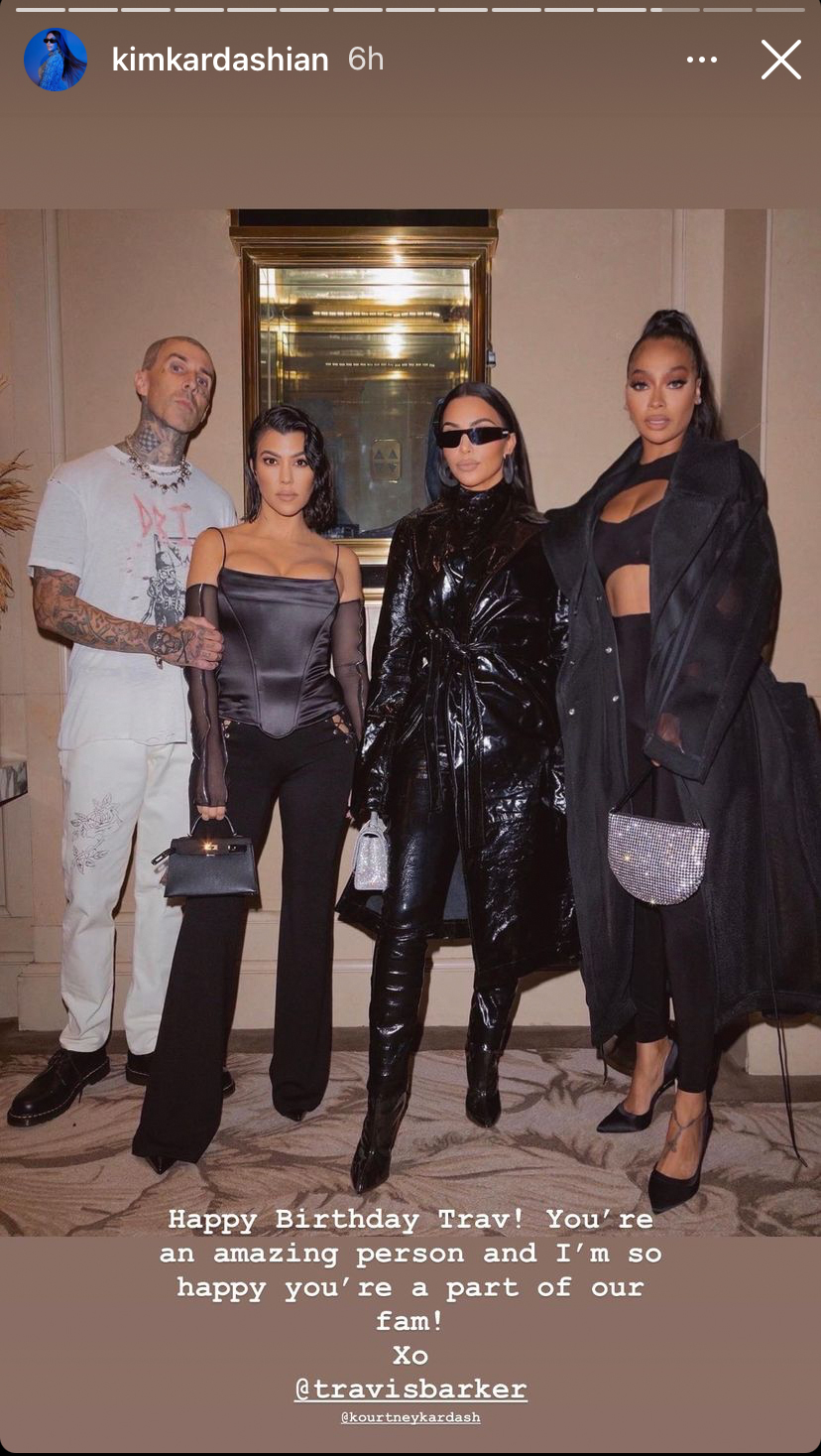 Kim Kardashian Shares Birthday Tribute To Travis Barker