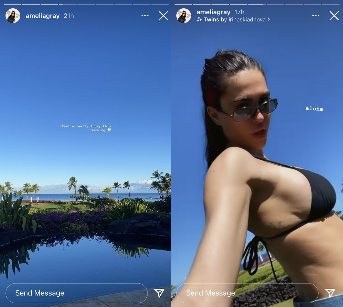 Amelia Hamlin Posts Jaw-Dropping Bikini Pics Adopted On Hawaii Trip! 