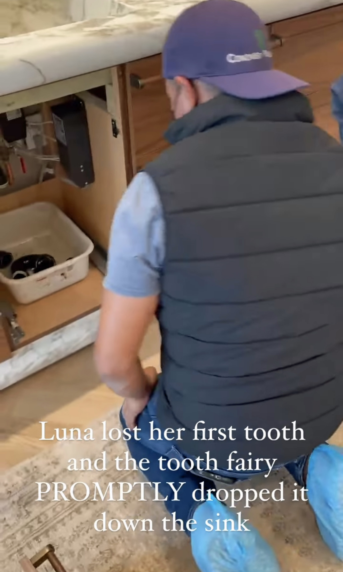 Chrissy Teigen Accidentally Dropped Luna's First Tooth Down The Drain -- Then Hired A PLUMBER To Rescue It!