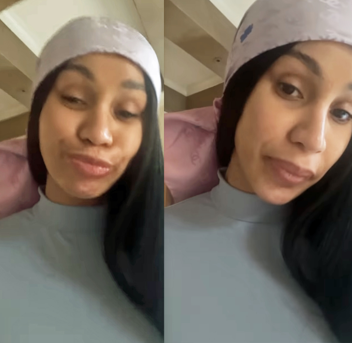 Cardi B Reveals Her Mustache In Hilariously NSFW Makeup Free IG Story!