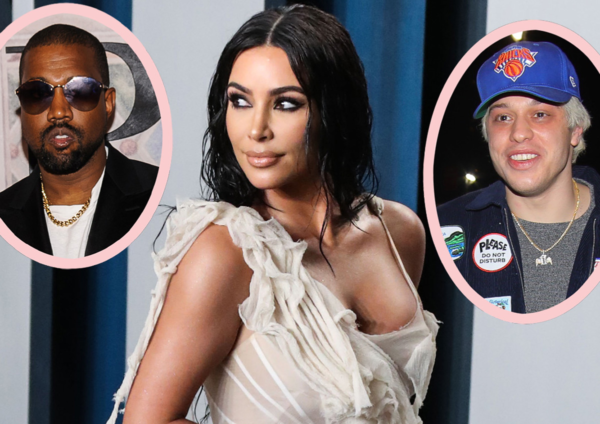 Kim Kardashian & Pete Davidson 'Are Trying Not To Give In' To Kanye West's 'Jealousy Phase' Amid Divorce Drama